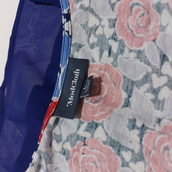 Modcloth Outgoing Guidence 3/4 Sleeve Rose Top - Picture 5 of 7